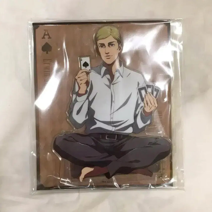 [BUNJANG] Attack on Titan Trump Card Acrylic Standees - Levi, Erwin, Hange / 진격거 트럼프 카드 아크릴 리바이 엘빈 한지