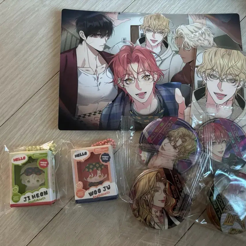 [BUNJANG] Honey Trouble Bundle Set Snap Pack Keyring Can Badge / 허니 트러블 일괄 스냅팩 뽀시래기키링 어핑 사화 캔뱃지 단순개봉 수포