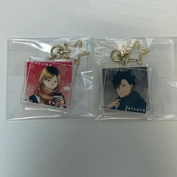 [BUNJANG] Haikyuu!! Kuroo &amp; Kenma Acrylic Keyring - Cosmo World / 하이큐 쿠로오 켄마 아크릴 키링 코스모 월드