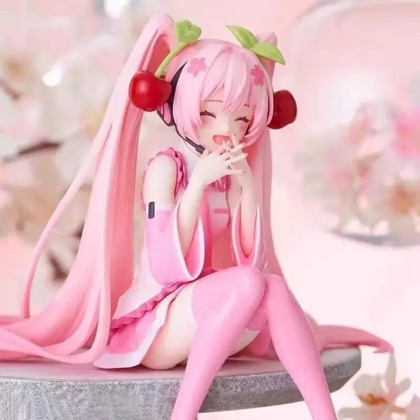 [BUNJANG] Sakura Miku Noodle Stopper Figure - Smiling Ver. / 사쿠라미쿠 누들스토퍼 웃는 ver