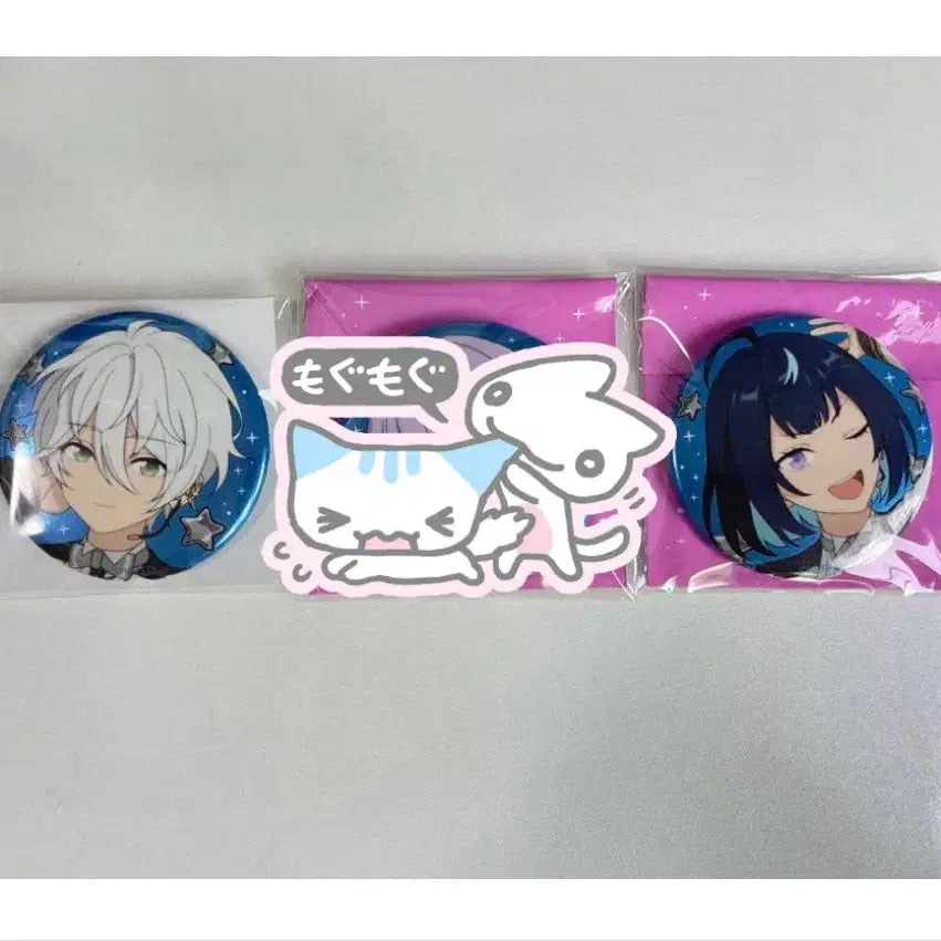 [BUNJANG] Ensemble Stars! 10th Anniversary Can Badge Set (Kanna, Es) / 앙스타 10주년 캔뱃지 (칸나,에스)