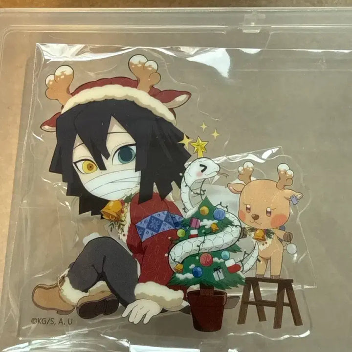 [BUNJANG] Demon Slayer Obanai Christmas Acrylic Stand / 귀멸의칼날 오바나이 크리스마스 아크릴