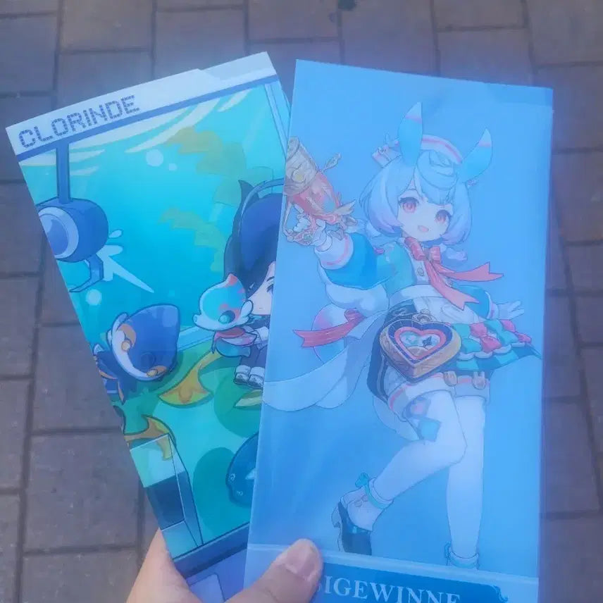 [BUNJANG] Genshin Impact Clorinde &amp; Sigewinne Character File Set / 원신 클로린드 시그윈 파일