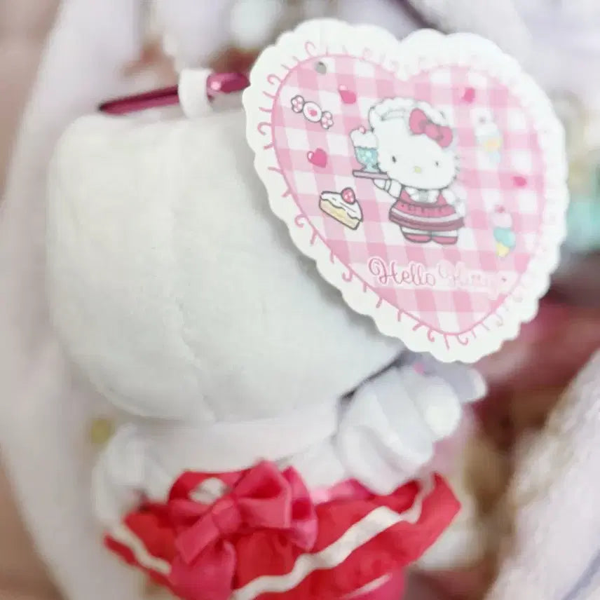 [BUNJANG] Hello Kitty Lovely Frill Mascot Maid Charm / 헬로키티 러블리프릴 마스코트 메이드