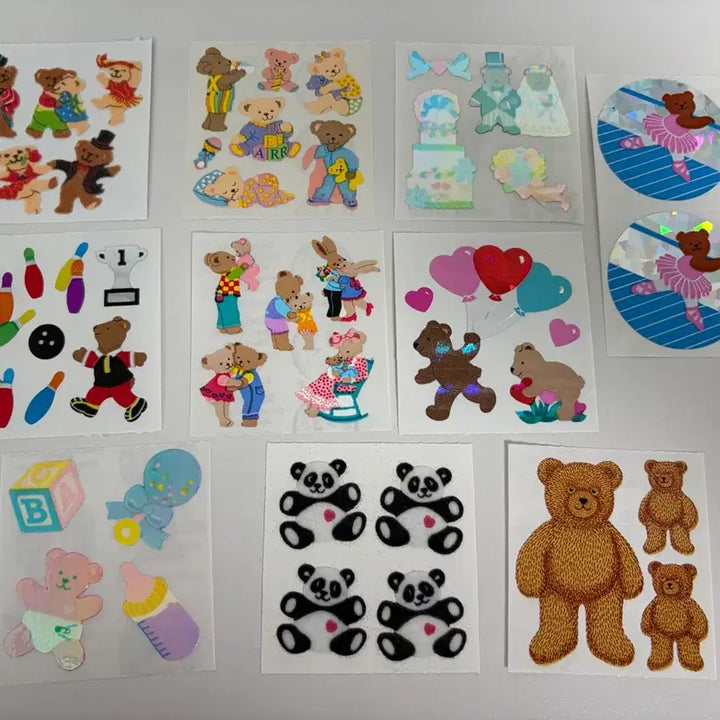 [SOLD OUT] 샌디라이온 테디 곰돌이 스티커