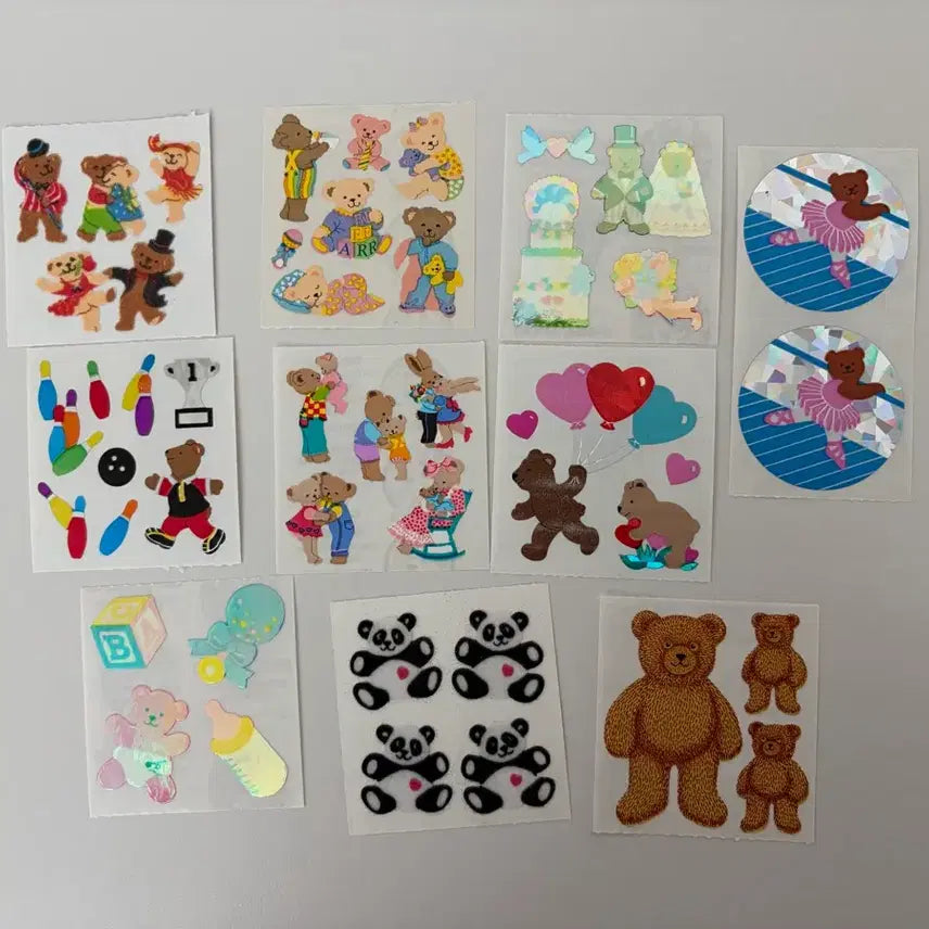 [SOLD OUT] 샌디라이온 테디 곰돌이 스티커