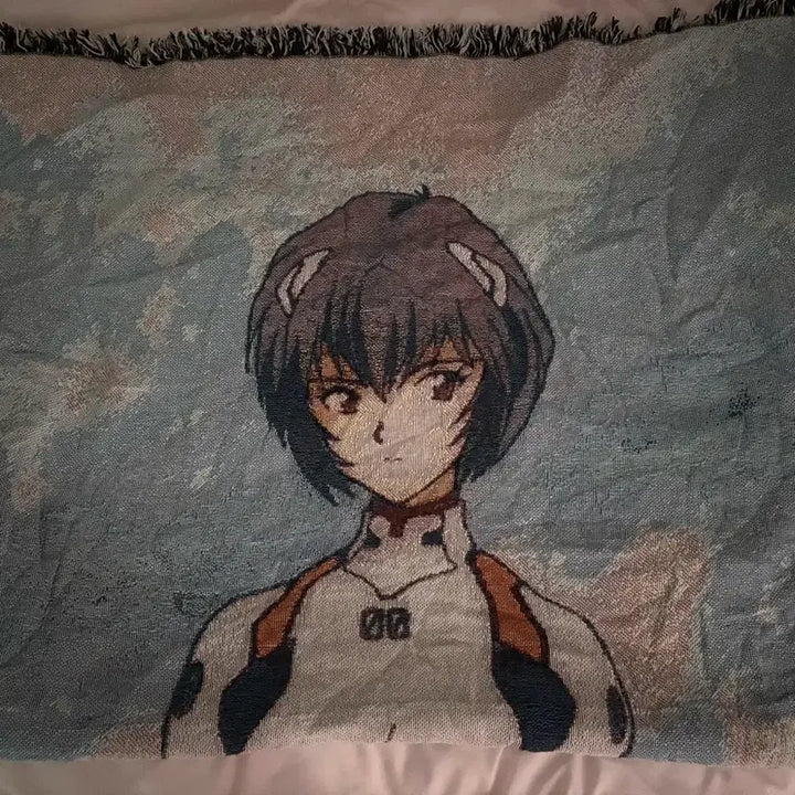 [BUNJANG] Mahagrid x Evangelion Rei Ayanami Blanket / 마하그리드 에반게리온 레이 담요