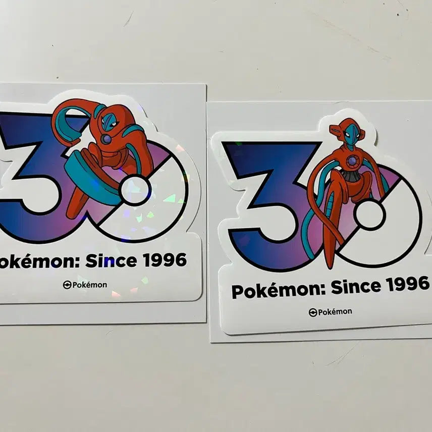 [BUNJANG] Pokemon 30th Anniversary Deoxys Sticker Set / 포켓몬 30주년 스티커 테오키스