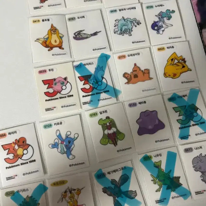 [BUNJANG] Pokemon Bread Stickers (Tti-bu-ssil) Season 1-5 / 구매교환) 포켓몬스터 띠부씰 시즌5 4 3 2 1 포켓몬빵 교환