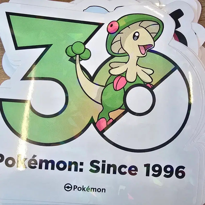 [BUNJANG] Pokemon 30th Anniversary Mushroom Sticker / 포켓몬 30주년 스티커 버섯모 판매합니다