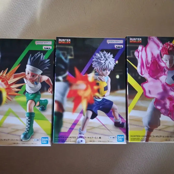 [BUNJANG] Hunter x Hunter G.I. Arc Killua Gon Hisoka Bundle Set / 급처))헌터x헌터 G.I편 키르아 곤 히소카 일괄