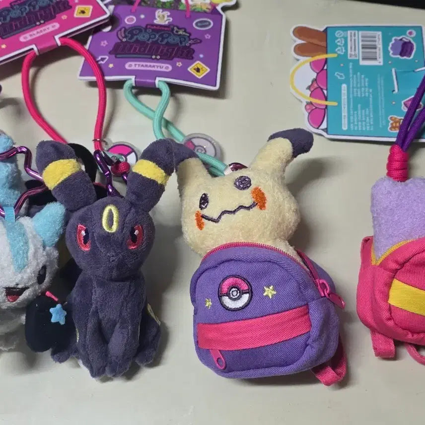 [BUNJANG] Popop Midnight Mascot Keyring - Ditto, Mimikyu, Pachirisu, Umbreon / 팝팝 미드나잇 마스코트 키링 피카츄 메타몽 따라큐/파치리스/메타몽/블래키