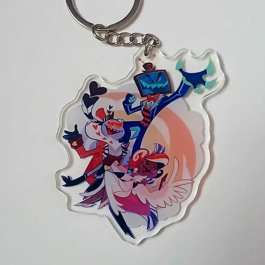 [BUNJANG] Hasbeen Hotel Vees Acrylic Keyring / 해즈빈호텔 vees 아크릴 키링