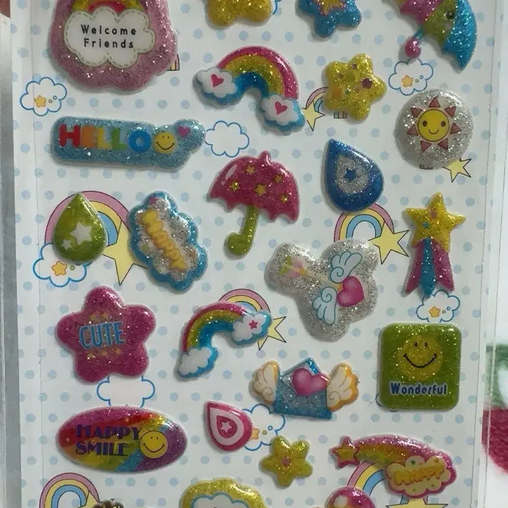 [BUNJANG] Twinkle Icon Pearl Sticker / [고전문구]트윙클 아이콘 펄 스티커