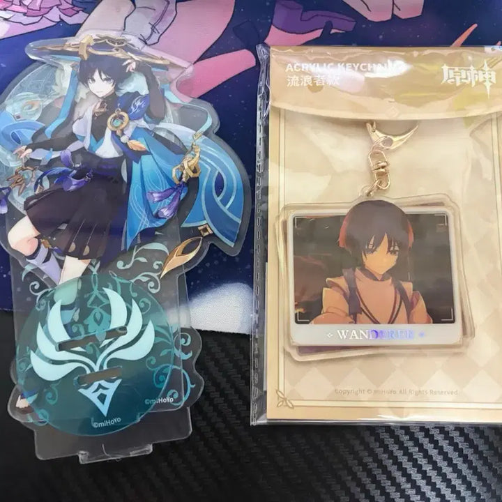 [BUNJANG] Genshin Impact Scaramouche Acrylic Stand + Acrylic Keyring / 원신 스카라무슈 아크릴스탠드 + 아크릴 키링 판매합니다