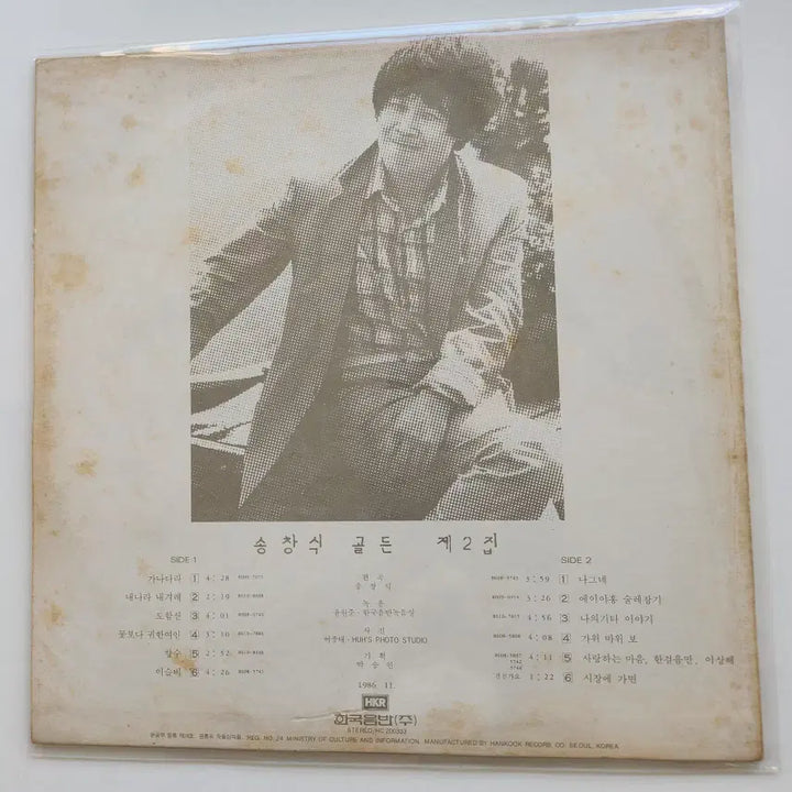 [BUNJANG] Song Changsik Golden 2nd Album LP (Mint Condition) / 송창식 골든 2집 LP / MINT