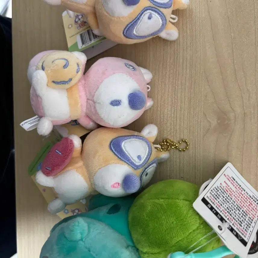 [BUNJANG] Bonobono Porori Neoburi &amp; Pokemon Bulbasaur Bundle Set / 일괄) 보노보노 포로리 너부리/포켓몬 이상해씨