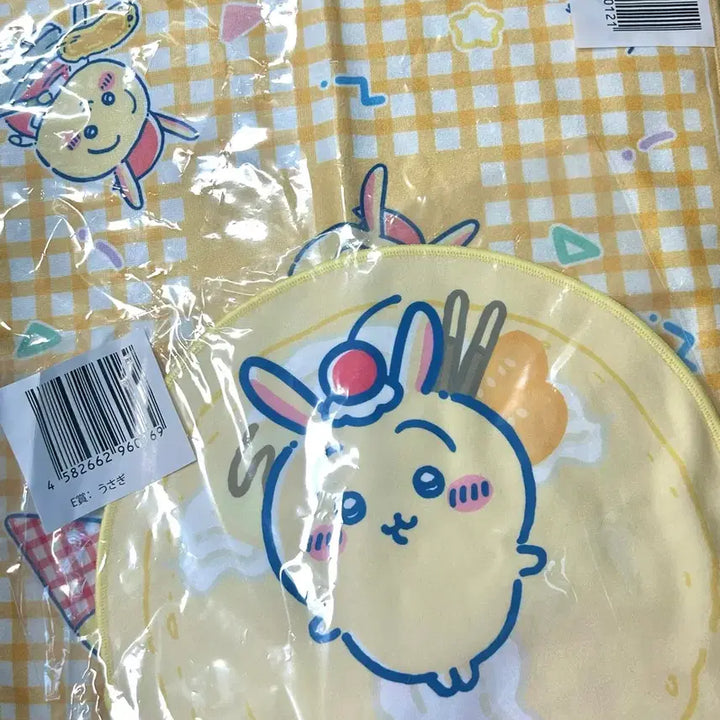 [BUNJANG] Chiikawa Usagi Crepe Parfait Handkerchief Set / 치이카와 우사기 크레페 파르페 손수건 일괄