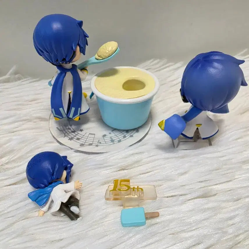 [BUNJANG] Vocaloid Kaito Nendoroid Petit Figure Bundle Set / (일괄) 보컬로이드 카이토 피규어 넨도푸치 리멘트 가챠 아소토