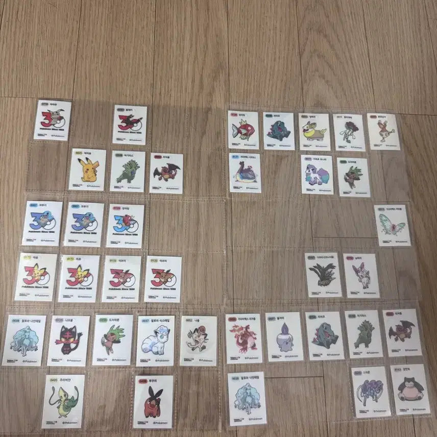 [BUNJANG] 30th Anniversary Pokémon Stickers / 30주년 포켓몬 띠부씰 팝니다