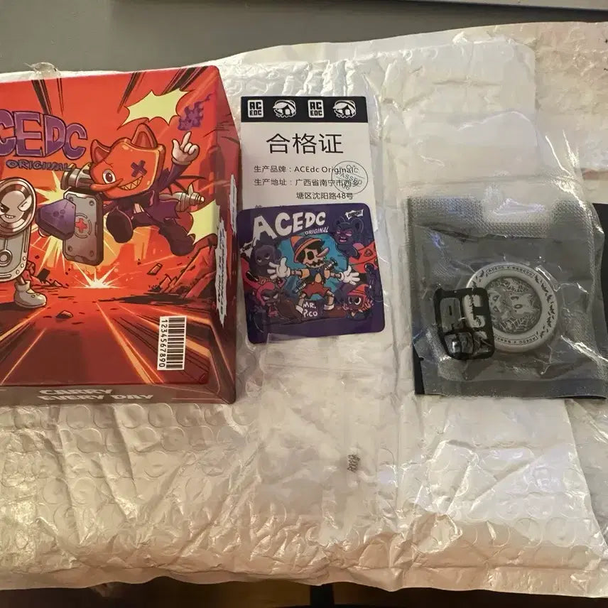 [BUNJANG] ACEDC X SSS Halloween Coin Fidget Toy (Unsealed, Titanium) / ACEDC X SSS 할로윈 코인 (단순개봉) 피젯토이