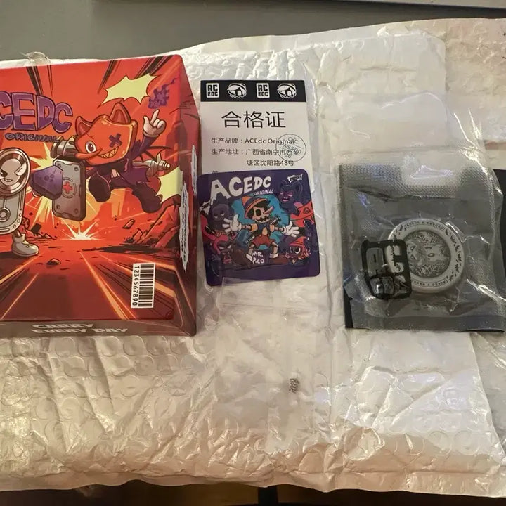 [BUNJANG] ACEDC X SSS Halloween Coin Fidget Toy (Unsealed, Titanium) / ACEDC X SSS 할로윈 코인 (단순개봉) 피젯토이