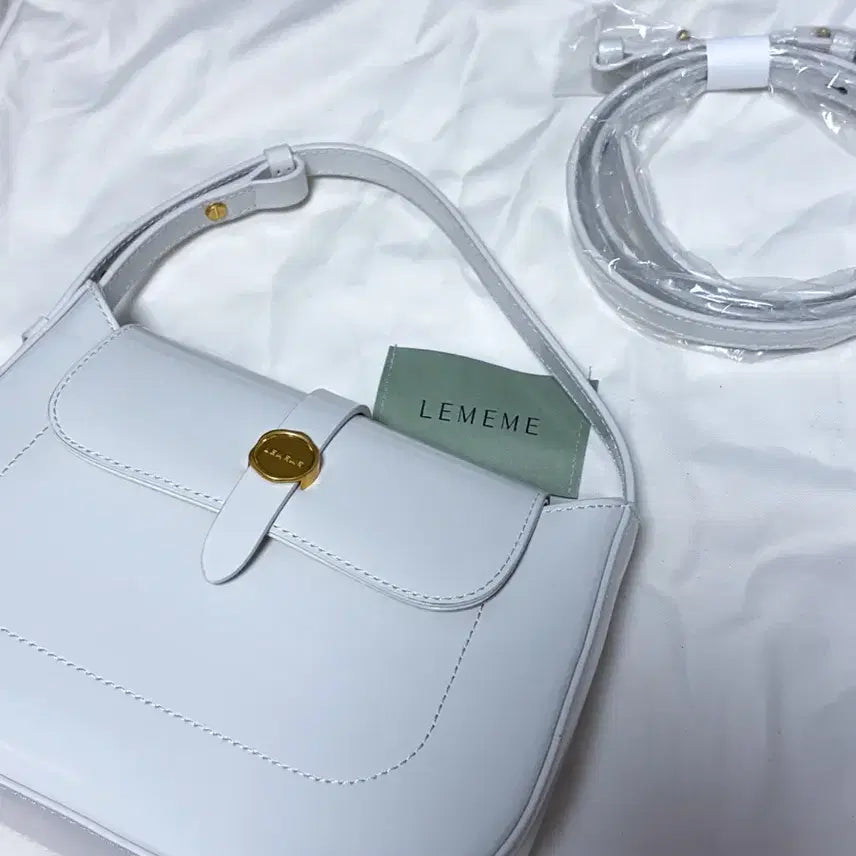[BUNJANG] Lemereme Sac Petit Nouvelle White (Cream) / 르메메 삭 쁘띠 누벨르 화이트(크림)