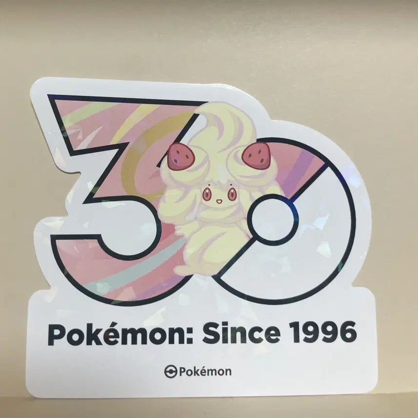 [BUNJANG] Pokemon 30th Anniversary Mawhip Sticker / 포켓몬 30주년 스티커 팝니다 마휘핑