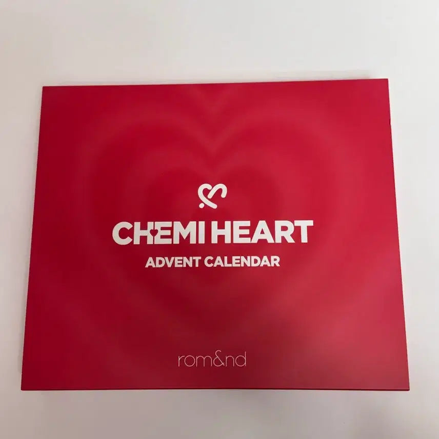 [BUNJANG] Rom&amp;nd Chemistry Heart Advent Calendar 02 Cool Set (Sealed) / 미개봉 새상품) 롬앤 케미 하트 어드밴트 캘린더 02 쿨 세트