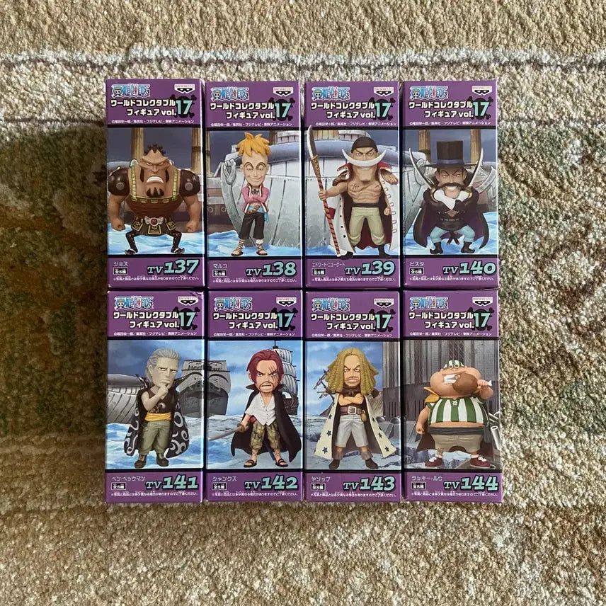 [BUNJANG] One Piece World Collectable Figure Vol. 17 - Shanks &amp; Whitebeard Pirates (Sealed) / [미개봉] 원피스 월콜 17탄 [ 샹크스 &amp; 흰수염해적단 ]월드 콜렉터블