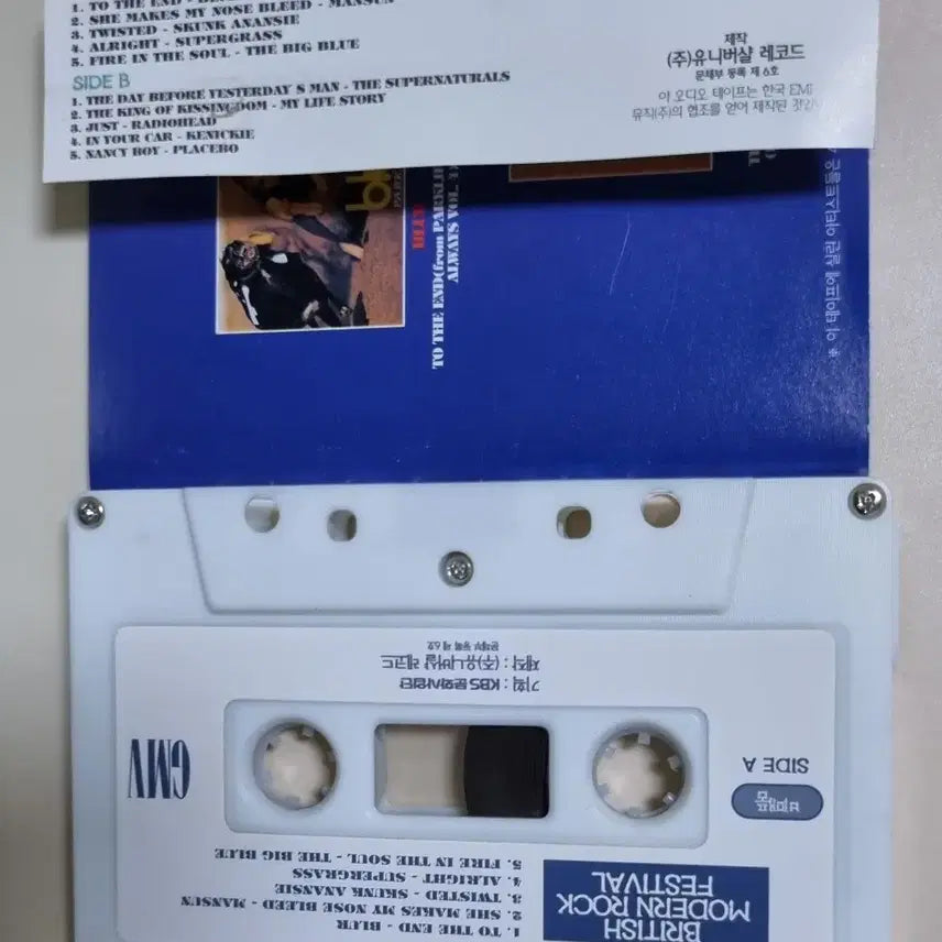 [BUNJANG] Various Artists "Blur Radiohead" Cassette Tape / GMV (카세트테이프) 블러 라디오헤드 등 수록