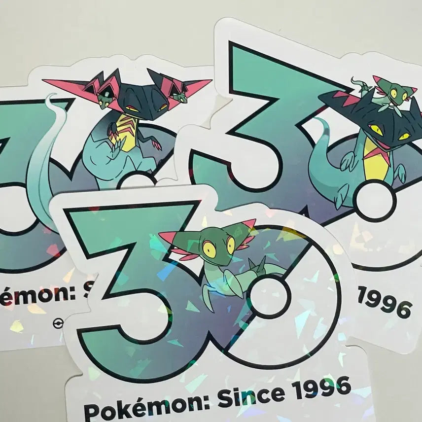 [BUNJANG] Pokemon 30th Anniversary Sticker Set / 포켓몬 30주년 스티커 팝니다