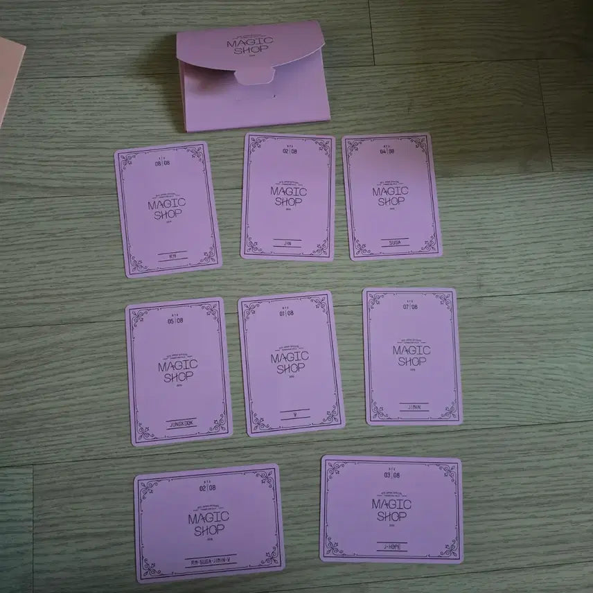 [BUNJANG] BTS Muster 5th Magic Shop Photocard Bundle Set / 방탄 머스터5기 매직샵 미니포카 일괄양도. bts 매직샵