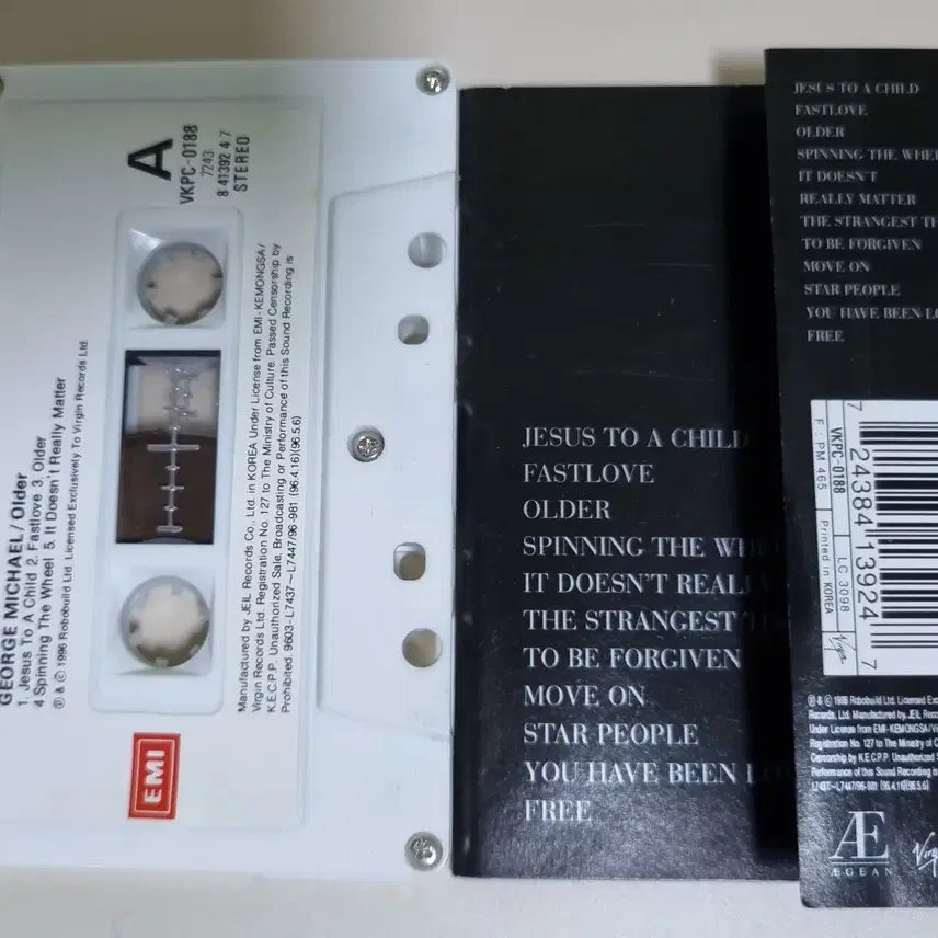 [BUNJANG] George Michael Older 3rd Album Cassette Tape / 조지마이클 Older 3집 (카세트테이프)