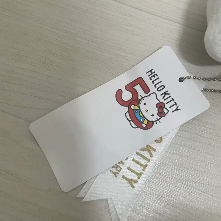 [BUNJANG] Sanrio Hello Kitty 50th Anniversary White Kitty Doll Keyring / 산리오 헬로키티 50주년 화이트 키티 인형 키링 가방걸이