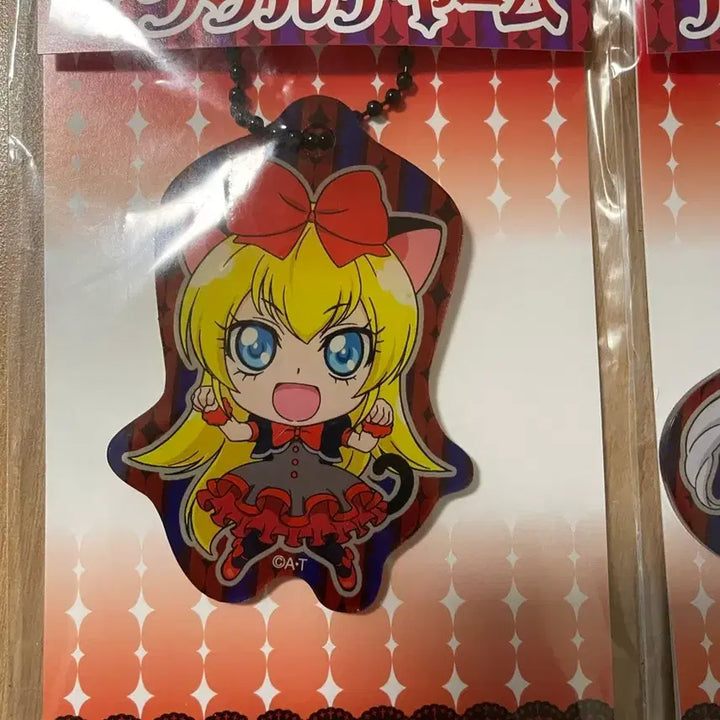 [BUNJANG] Pretty Store Precure Noir Cat Acrylic Charm Set (Regina/Twilight) / 프리큐어 느와르캣 아크릴 챰 2종 일괄판매