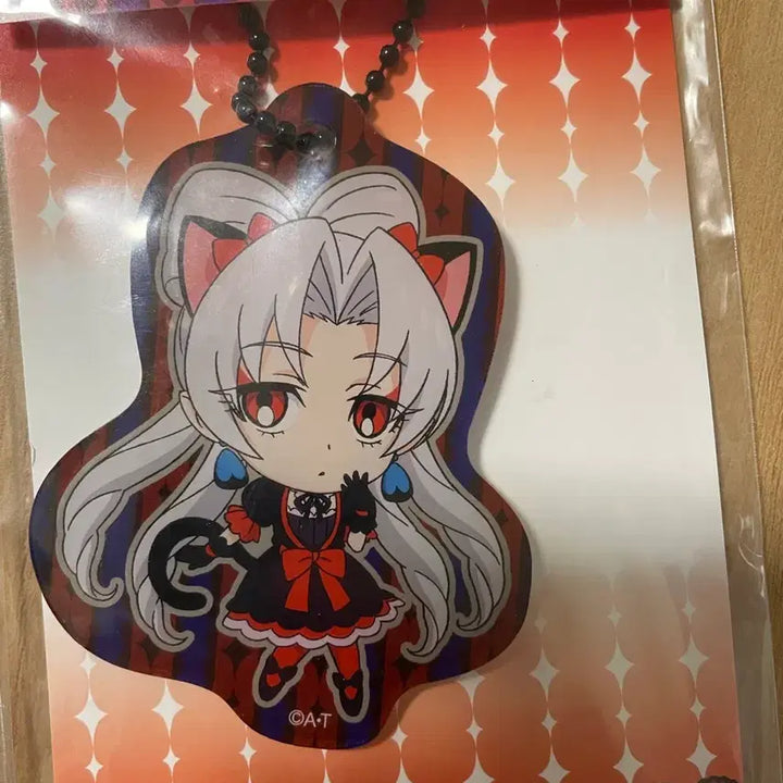 [BUNJANG] Pretty Store Precure Noir Cat Acrylic Charm Set (Regina/Twilight) / 프리큐어 느와르캣 아크릴 챰 2종 일괄판매