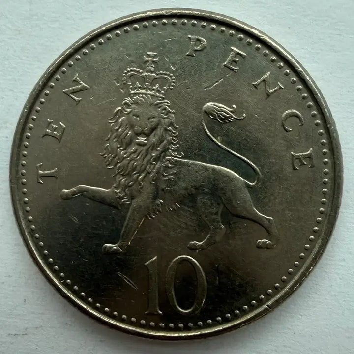 [BUNJANG] 1992 United Kingdom 10 Pence Coin / 1992년 영국 10펜스 동전 S3413