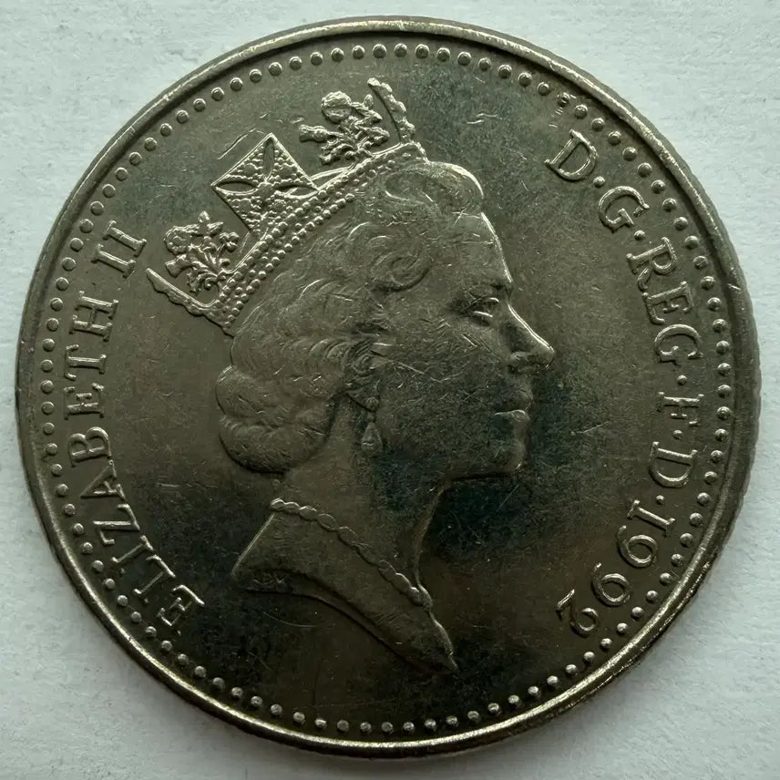 [BUNJANG] 1992 United Kingdom 10 Pence Coin / 1992년 영국 10펜스 동전 S3413