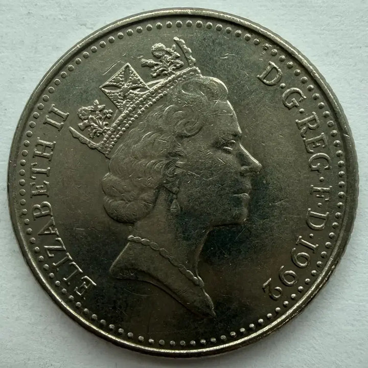 [BUNJANG] 1992 United Kingdom 10 Pence Coin / 1992년 영국 10펜스 동전 S3413