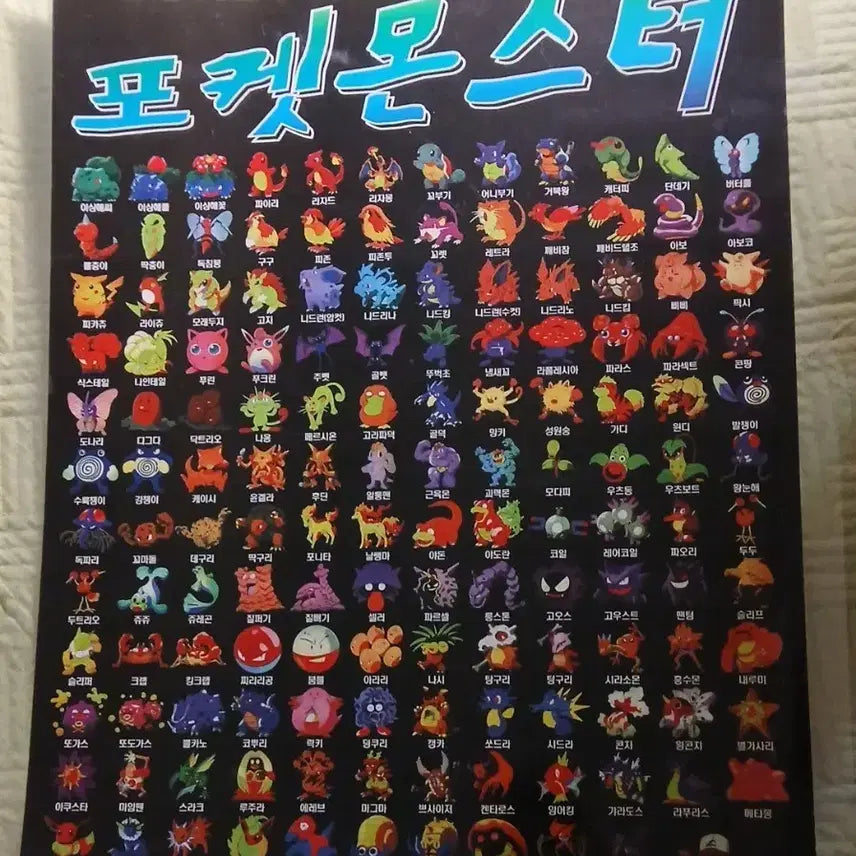 [BUNJANG] Pokemon Manga Poster / 포켓몬스터 만화책 포스터 얼마 일까요?