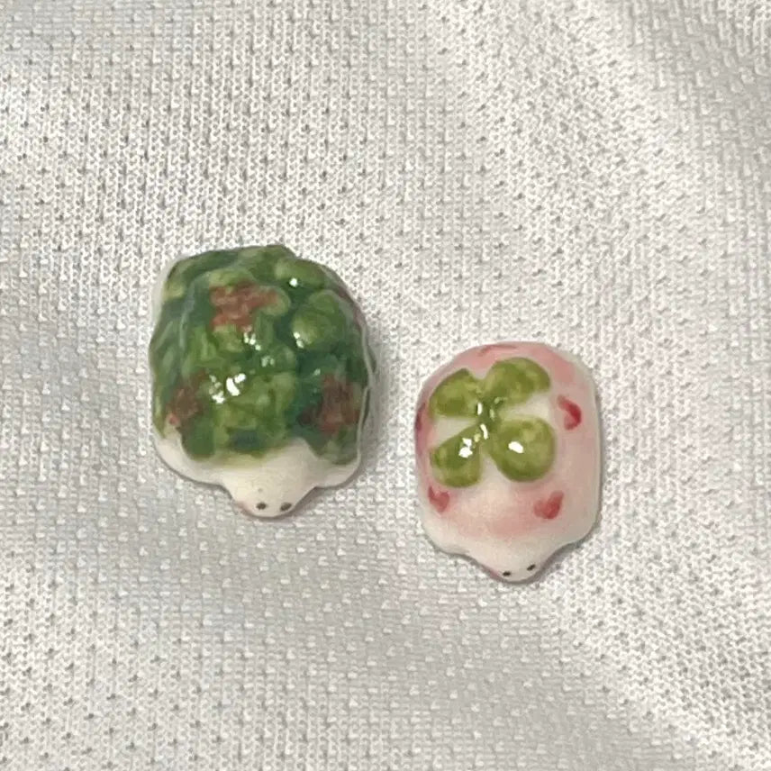 [BUNJANG] Anmini Lucky Turtle Ceramic Figurine Set / (일괄할인) 애니미니 행운의 거북이 도자기 거북이