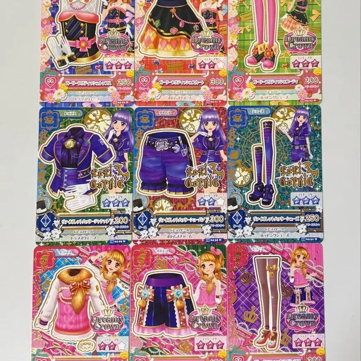 [BUNJANG] Aikatsu! Japanese Cards Bundle Set - Sora, Rira, Hina, Yuri, Momo, Rin / [44장 일괄] 아이카츠 일판 한판 카드 하늘 리라 희나 주리 모모 린