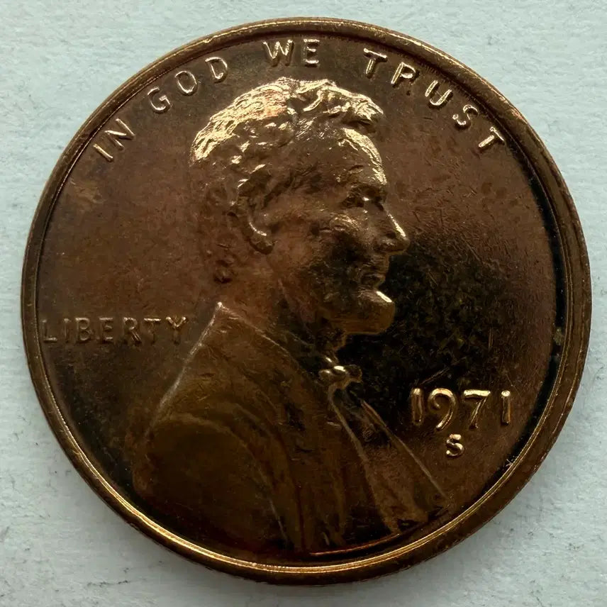 [BUNJANG] 1971 USA Lincoln Cent Coin / 1971년 미국 링컨 1센트 동전 S3416