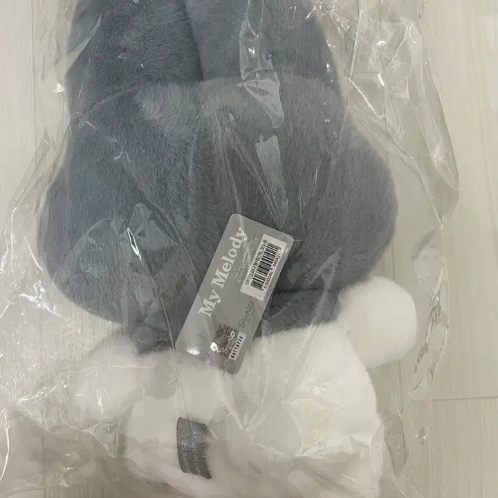 [BUNJANG] Sanrio My Melody Black and White Monotone Gray Plush Doll 30cm / 산리오 흑백 모노톤 그레이 마이멜로디 30cm 인형