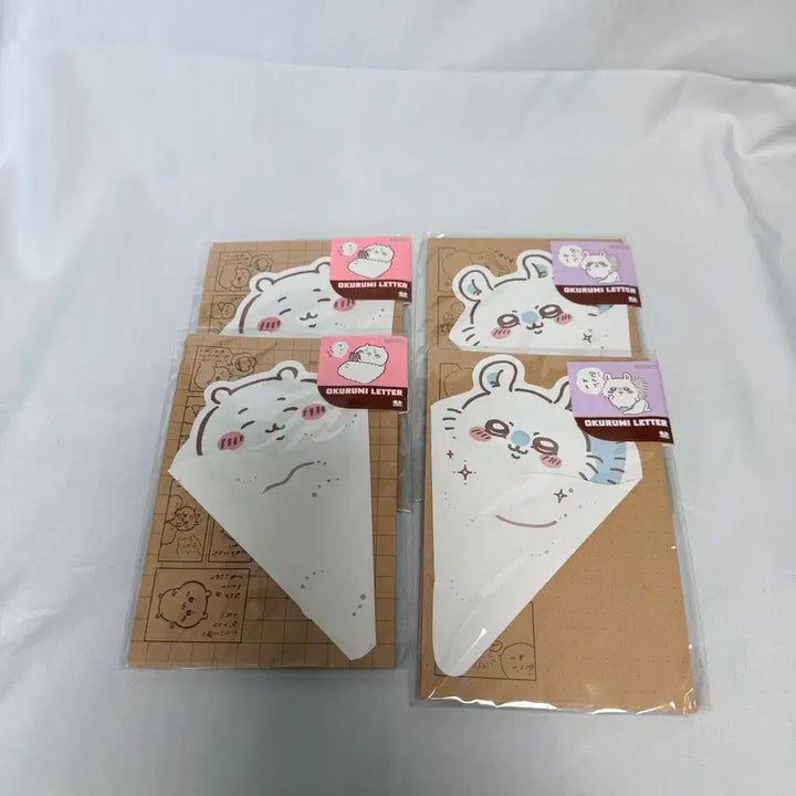 [BUNJANG] Chiikawa Momonga Okurumi Pouch Letter Set / 치이카와 모몽가 오쿠루미 포대기 레터 편지 세트