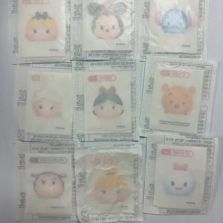 [BUNJANG] Disney Tsum Tsum Character Stickers Bundle Set / 디즈니 썸썸 캐릭터 띠부씰 서울우유 치즈 까요까요 띠부씰