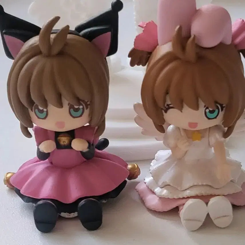 [BUNJANG] Cardcaptor Sakura x Kuromi Lovely Kitten Figure / 카캡사 카캡체 카드캡터 체리 사쿠라 러블리키튼 쿠로미 산리오 피규어