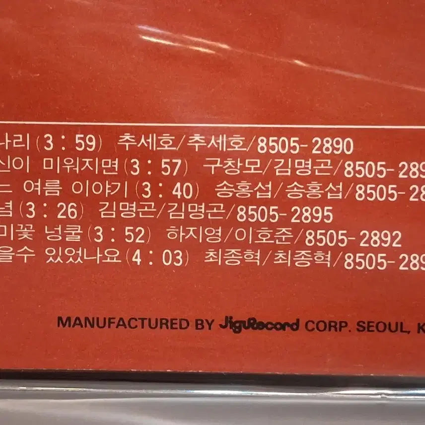 [BUNJANG] Gu Chang-mo LP Record / 구창모 LP