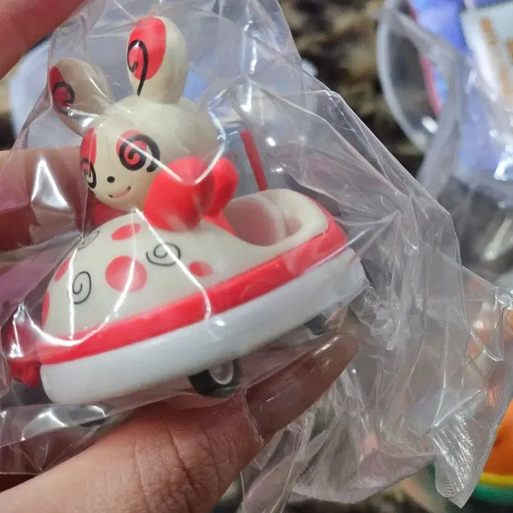[BUNJANG] Pokemon Bumper Car Figures Alola Vulpix &amp; Iron Boulder Bundle Set / 포켓몬 범퍼카 얼루기 빠르모트 2종 일괄